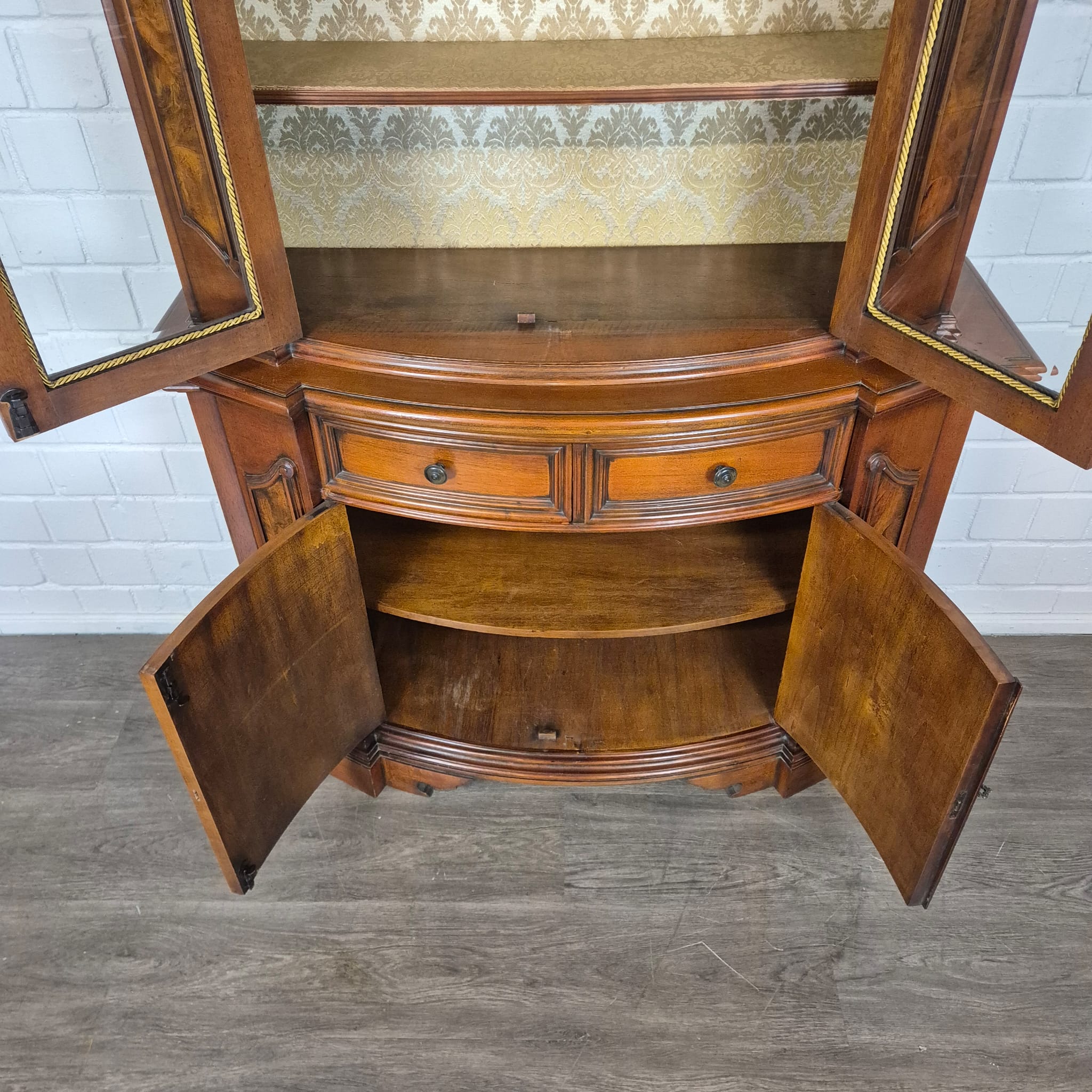 Display Cabinet Neo-baroque Walnut 1,35 m - Image 20