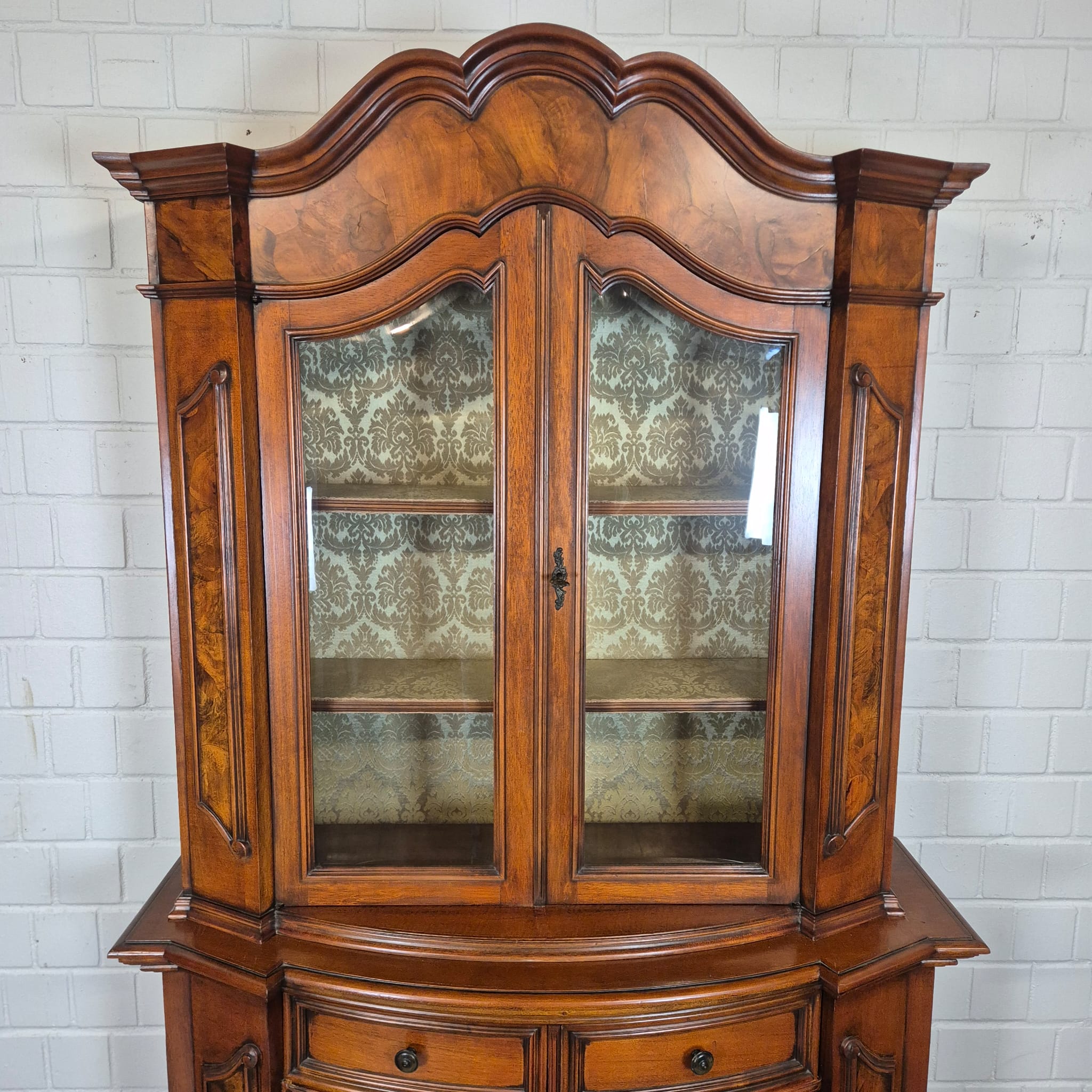 Display Cabinet Neo-baroque Walnut 1,35 m - Image 6