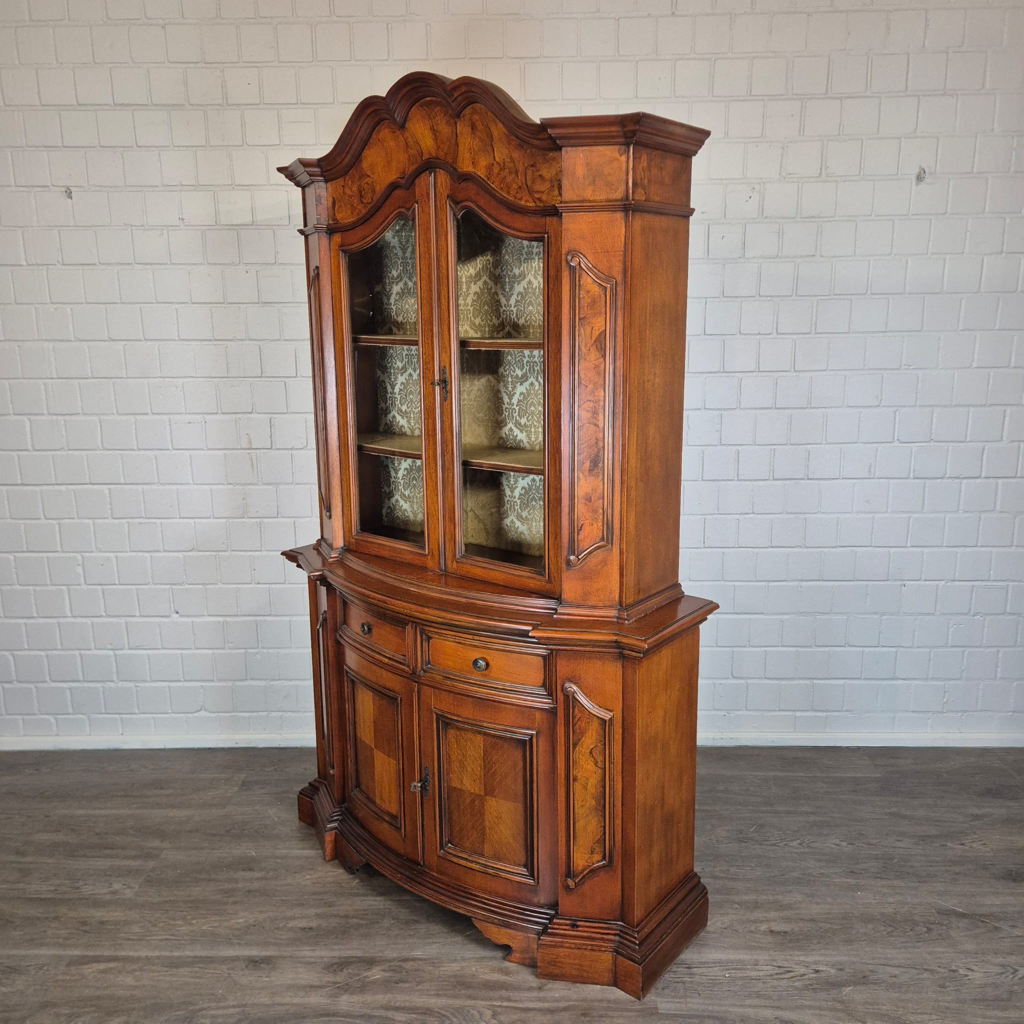 Display Cabinet Neo-baroque Walnut 1,35 m - Image 5