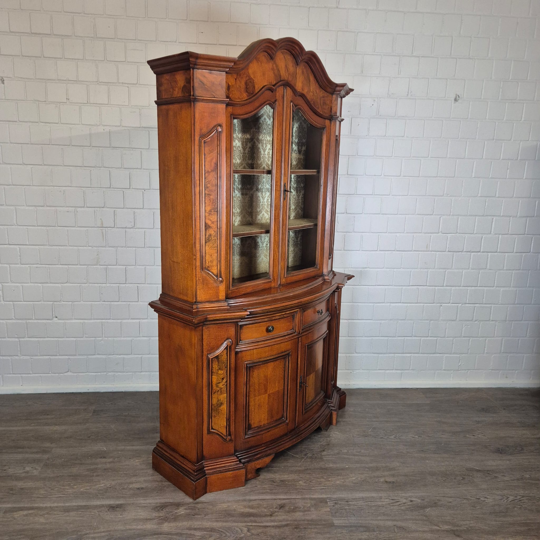 Display Cabinet Neo-baroque Walnut 1,35 m - Image 4
