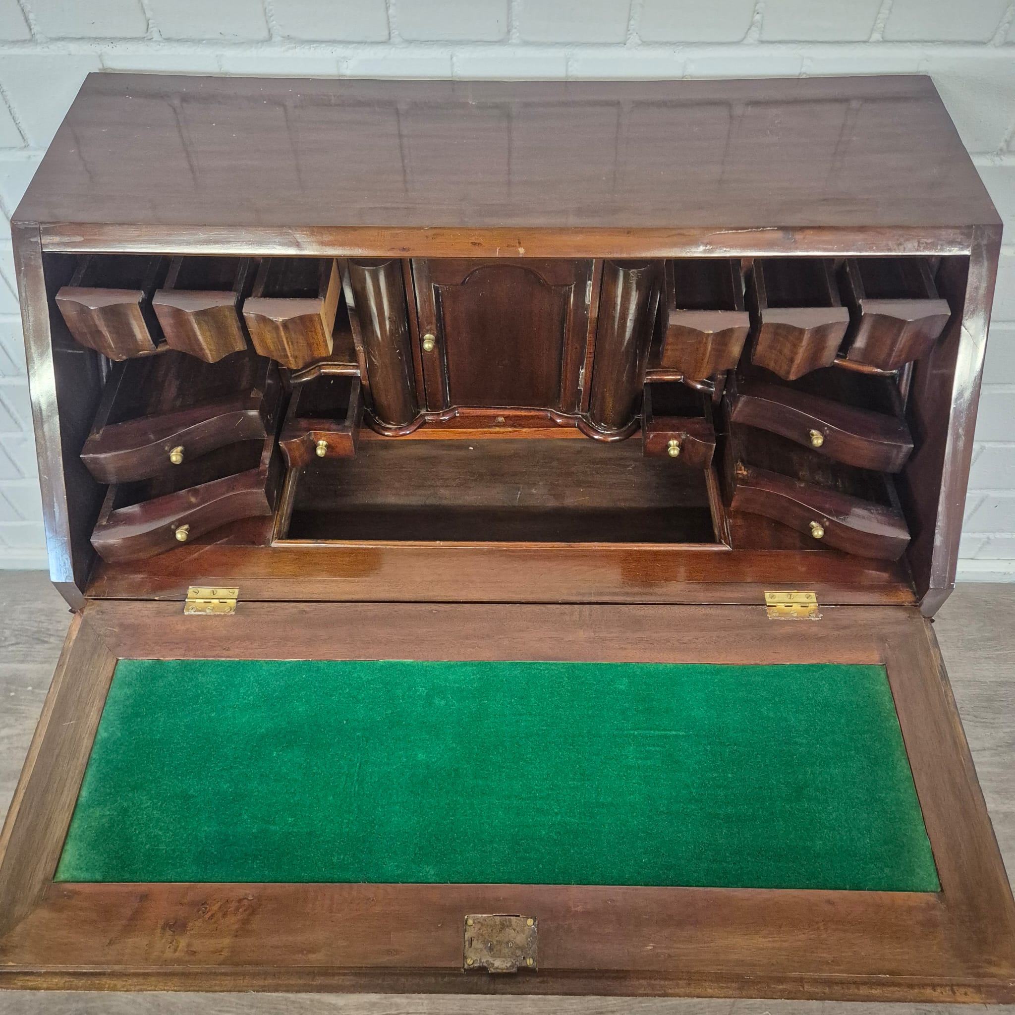 Secretary Neo-baroque 1950 Mahogany - Image 11