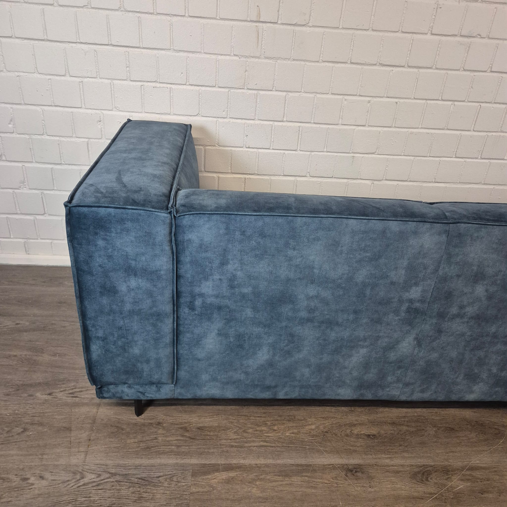 Sofa Blue 2,74 m Velvet - Image 14