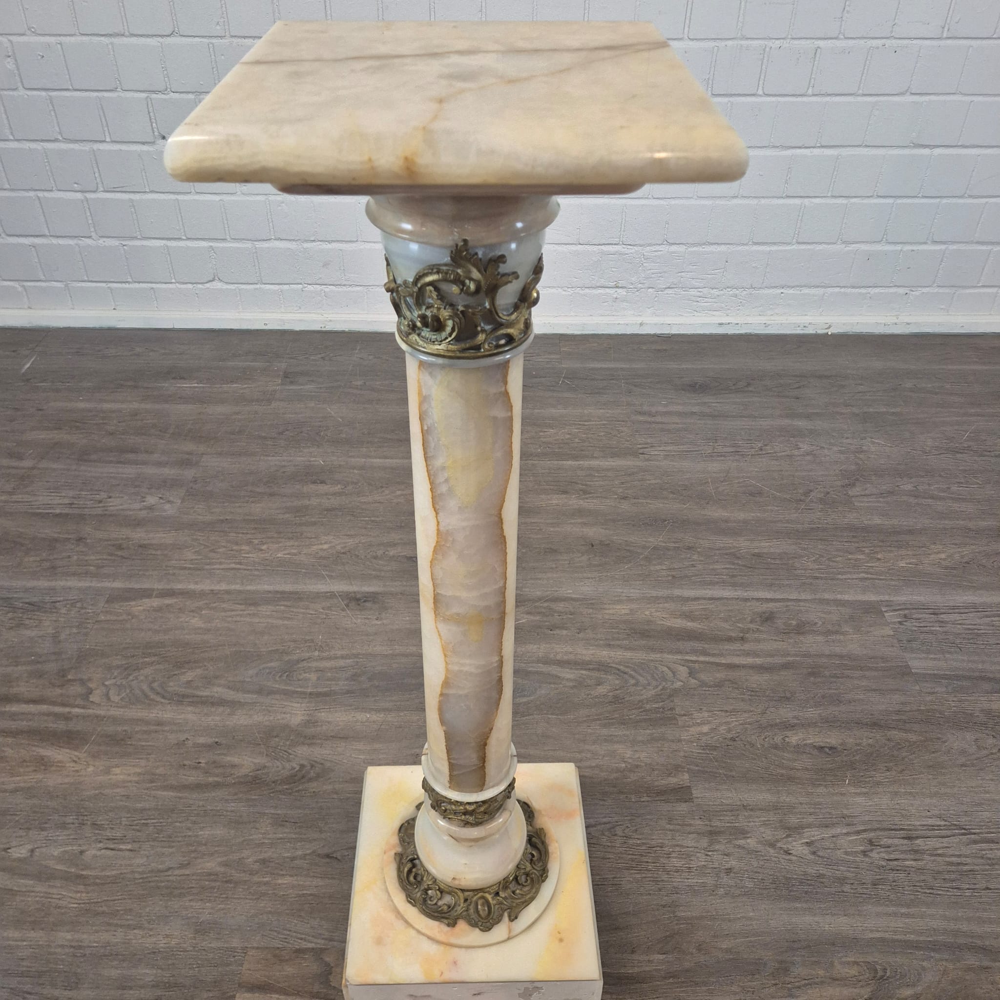 Column Gründerzeit 1880 Marble Bronze - Image 8