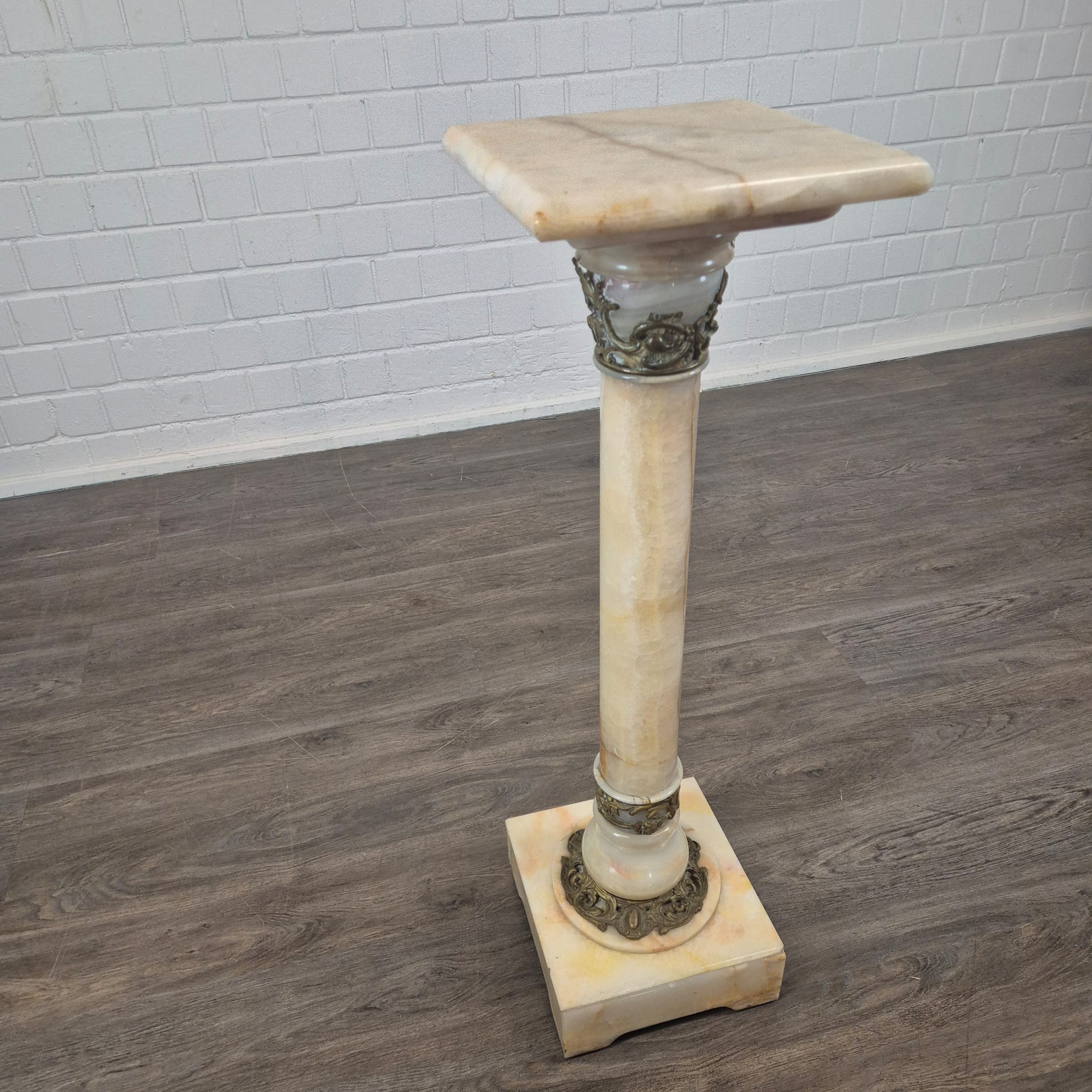 Column Gründerzeit 1880 Marble Bronze - Image 4