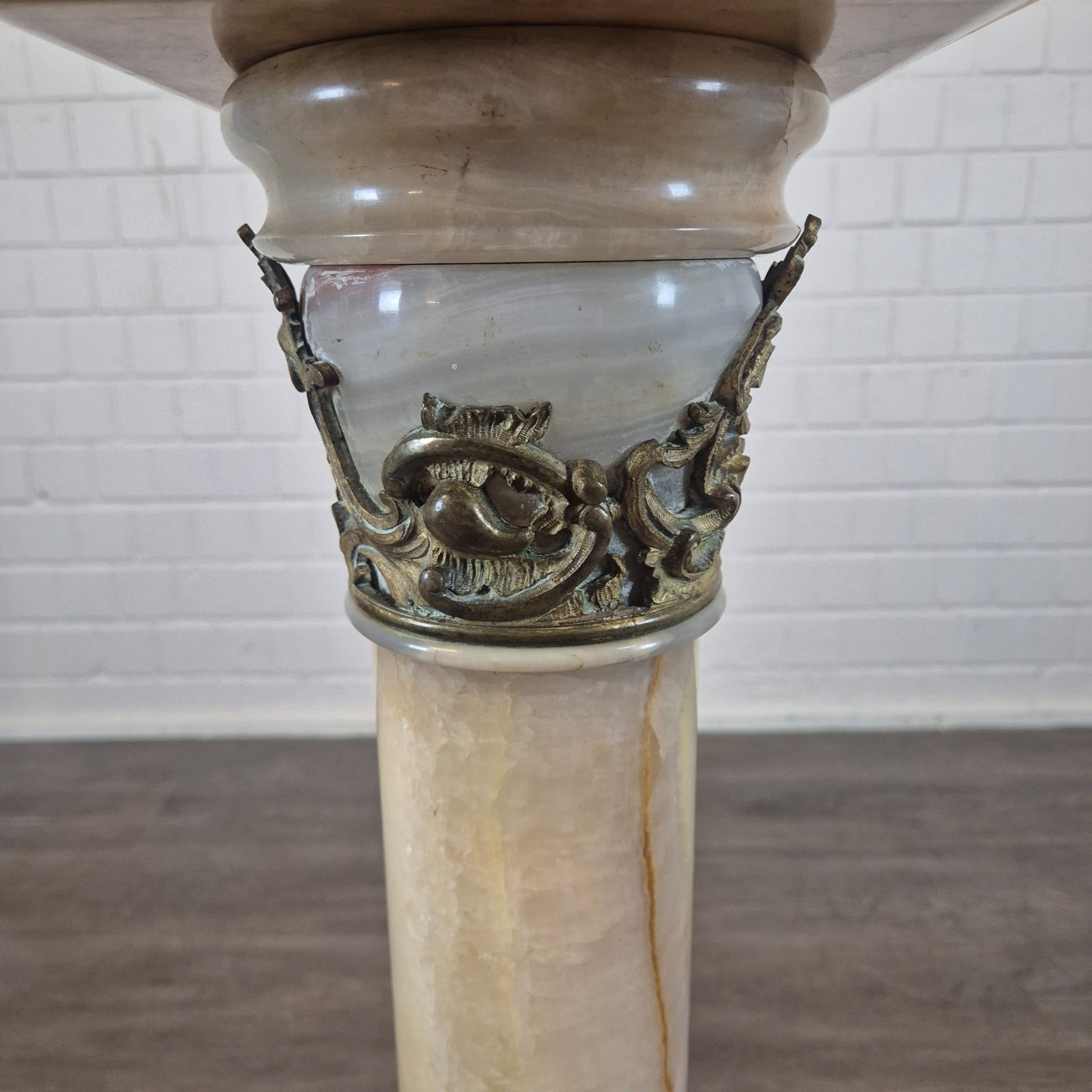 Column Gründerzeit 1880 Marble Bronze - Image 11