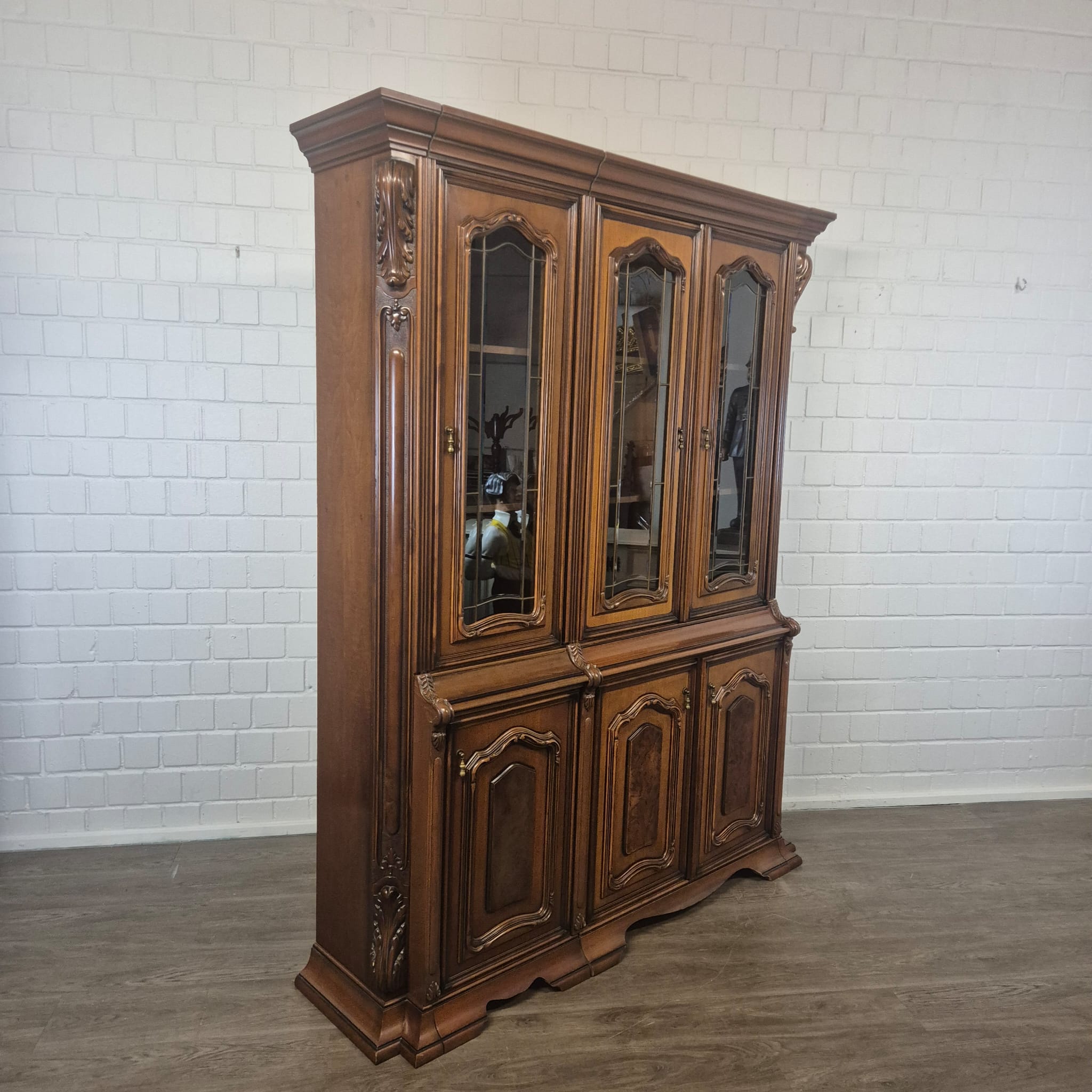 Display Cabinet Neo-baroque Walnut 1,78 m - Image 4