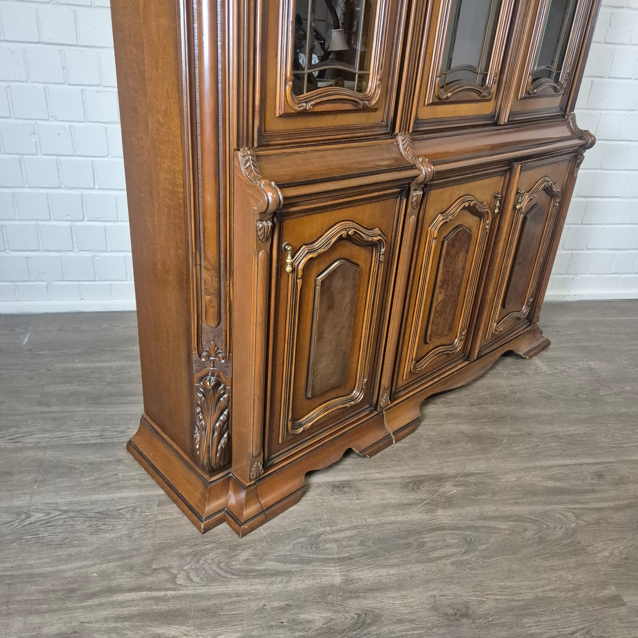 Display Cabinet Neo-baroque Walnut 1,78 m - Image 10