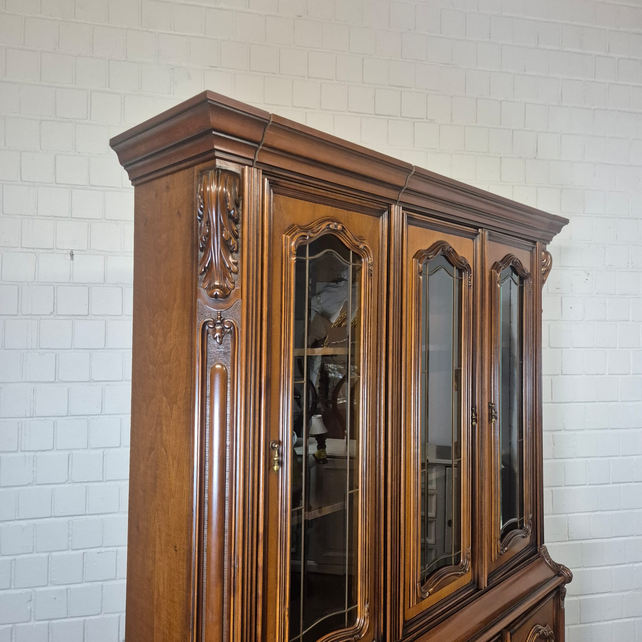 Display Cabinet Neo-baroque Walnut 1,78 m - Image 7