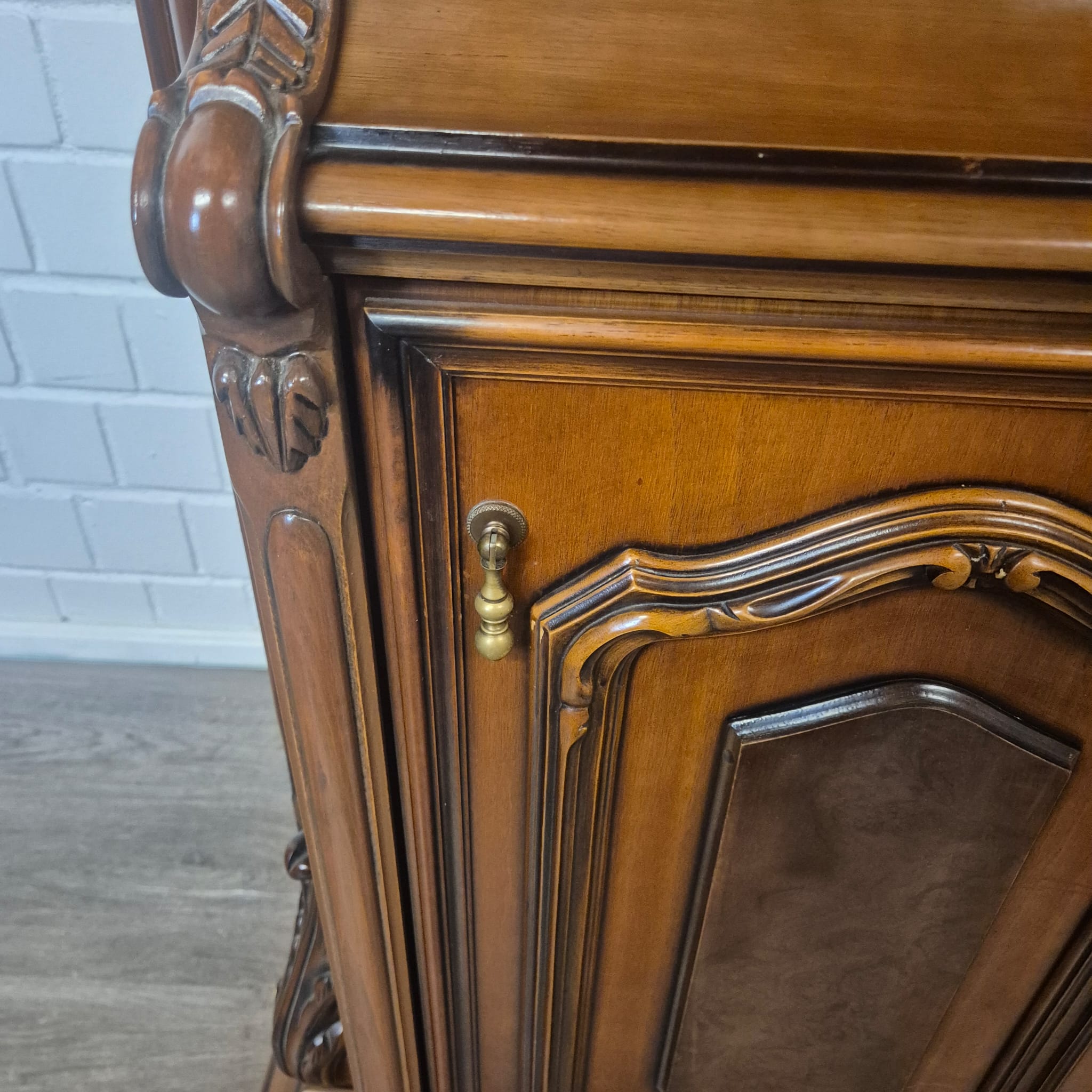 Display Cabinet Neo-baroque Walnut 1,78 m - Image 11