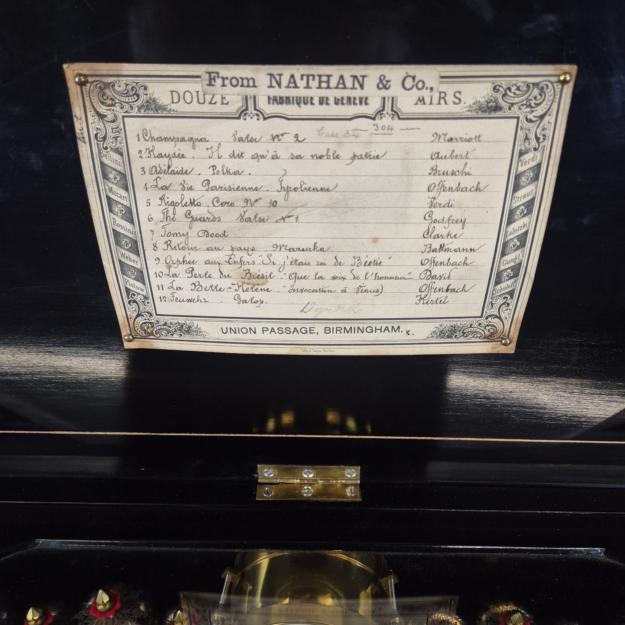 Music Box 1870 Walnut - Image 19