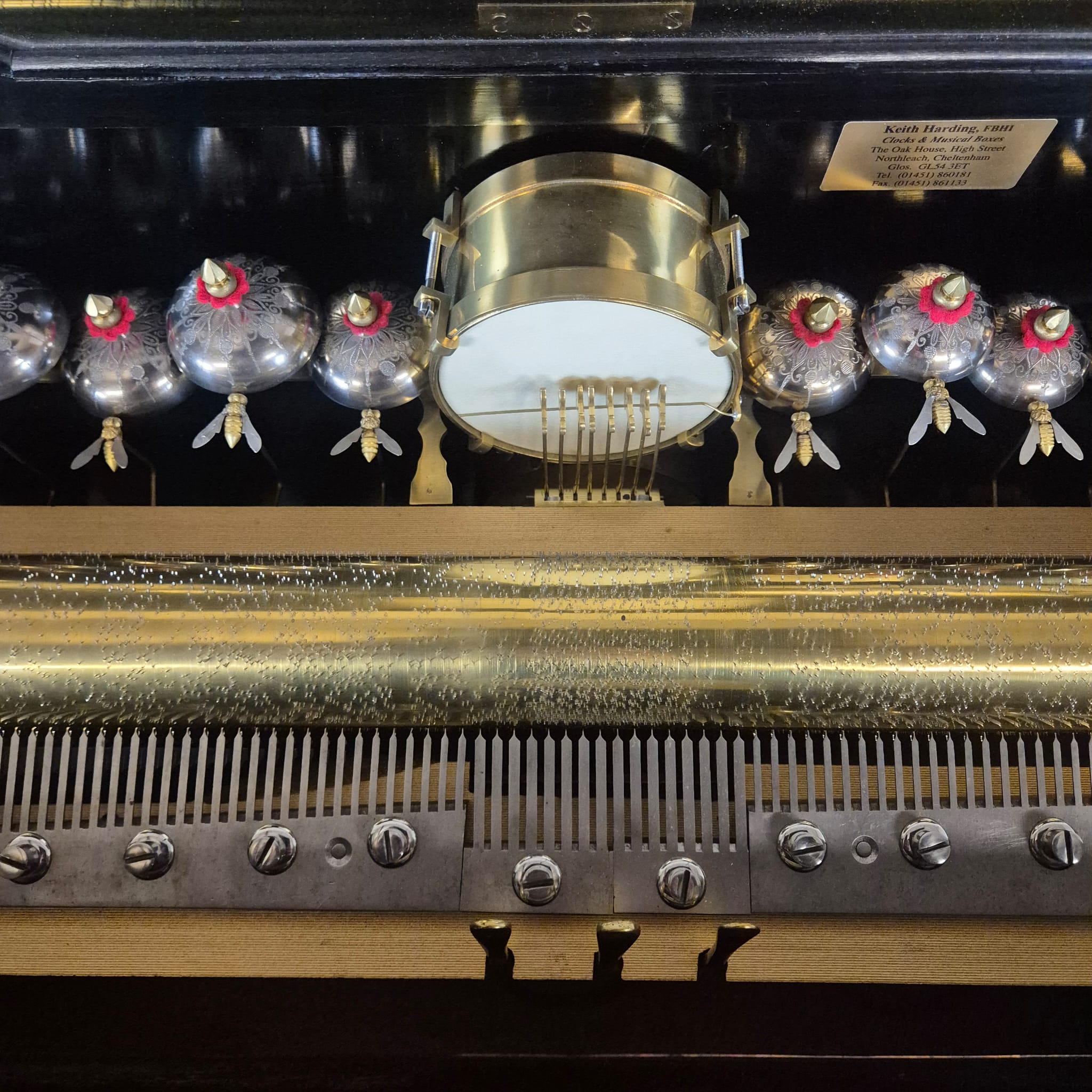 Music Box 1870 Walnut - Image 13