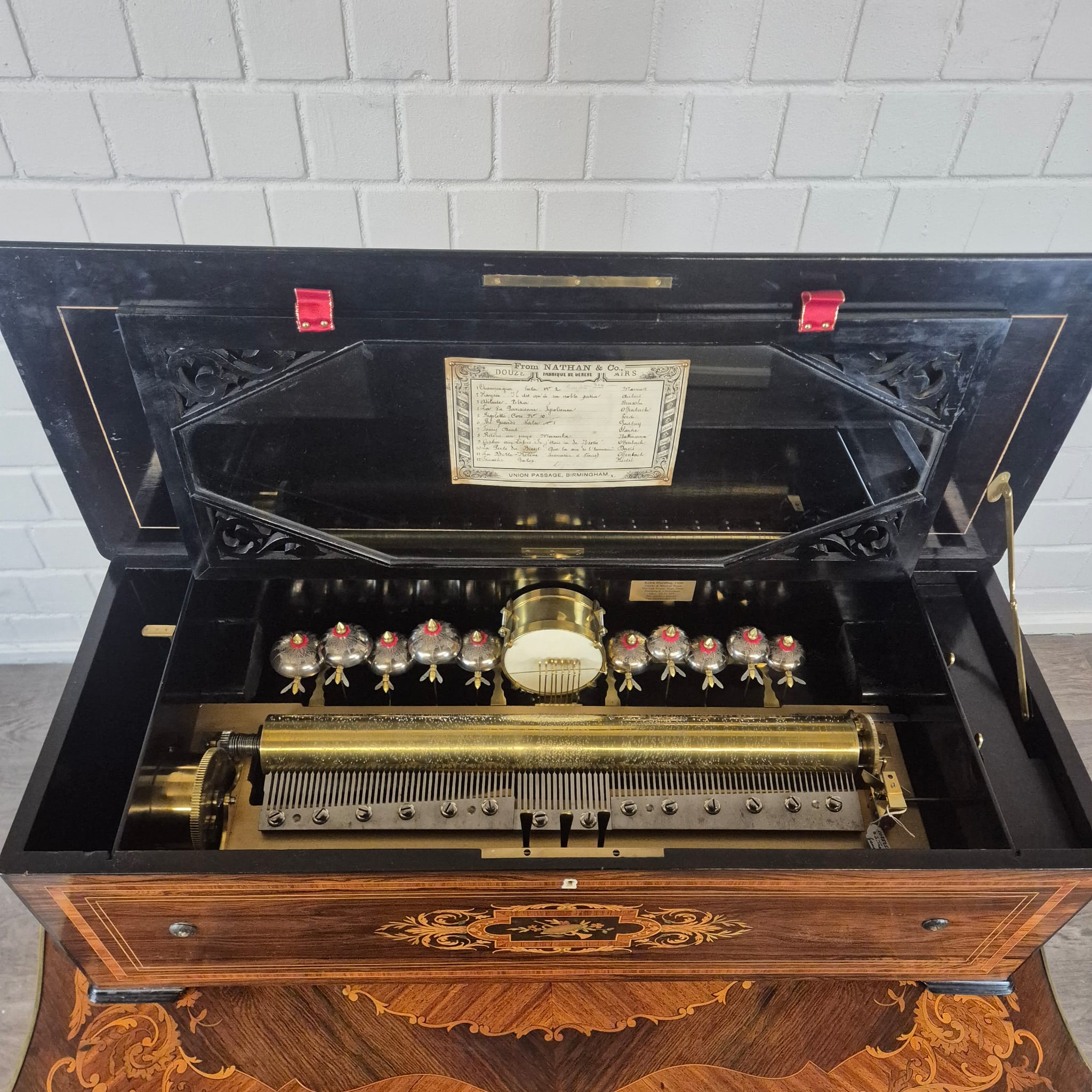 Music Box 1870 Walnut - Image 9