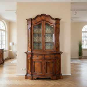 Display Cabinet Neo-baroque Walnut 1,35 m