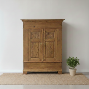 Wardrobe Biedermeier 1820 Oak