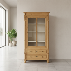 Display Cabinet Gründerzeit 1880 Pine