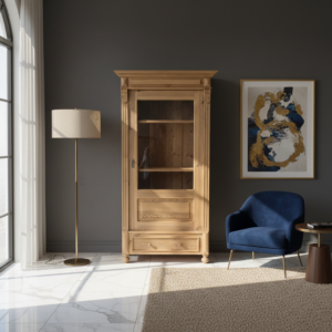 Display Cabinet Gründerzeit 1880 Pine