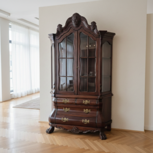 Display Cabinet Neo-baroque Mahogany