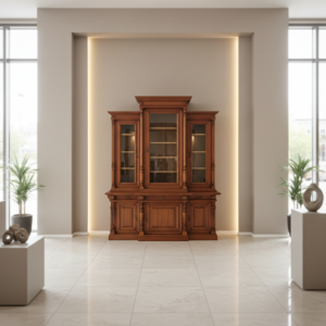 Bookcase Gründerzeit 1880 Walnut