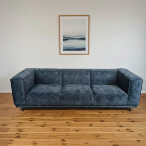 Sofa Blue 2,74 m Velvet