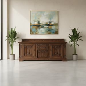 Sideboard Neo-gothic 1930 Oak