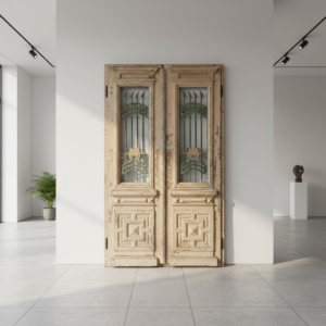 Door Frontdoor Jugendstil 1900 Pine