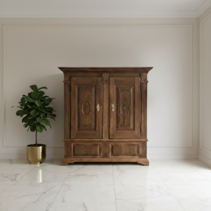 Wardrobe Biedermeier 1790 Oak