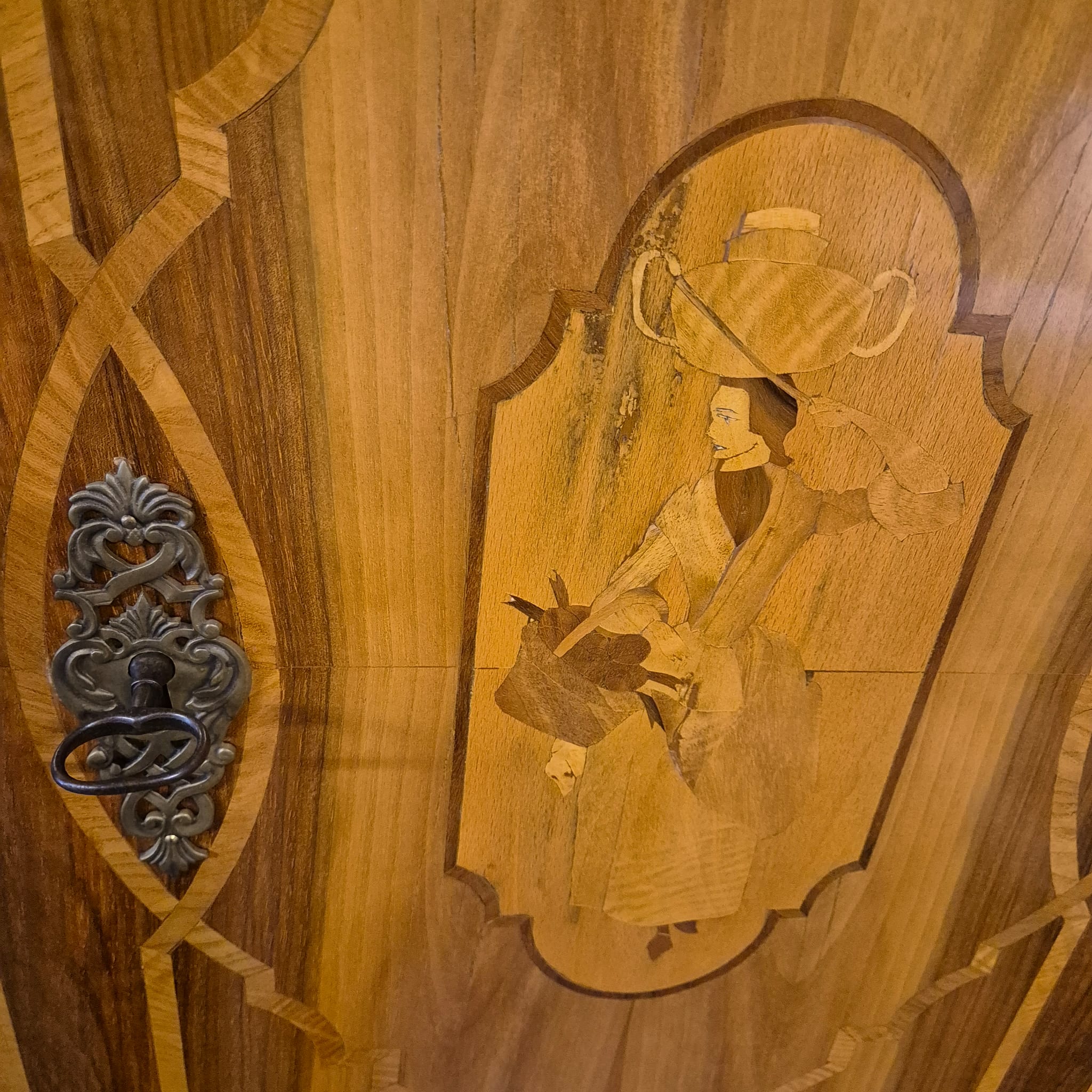 Wardrobe Baroque 1780 Walnut - Image 20