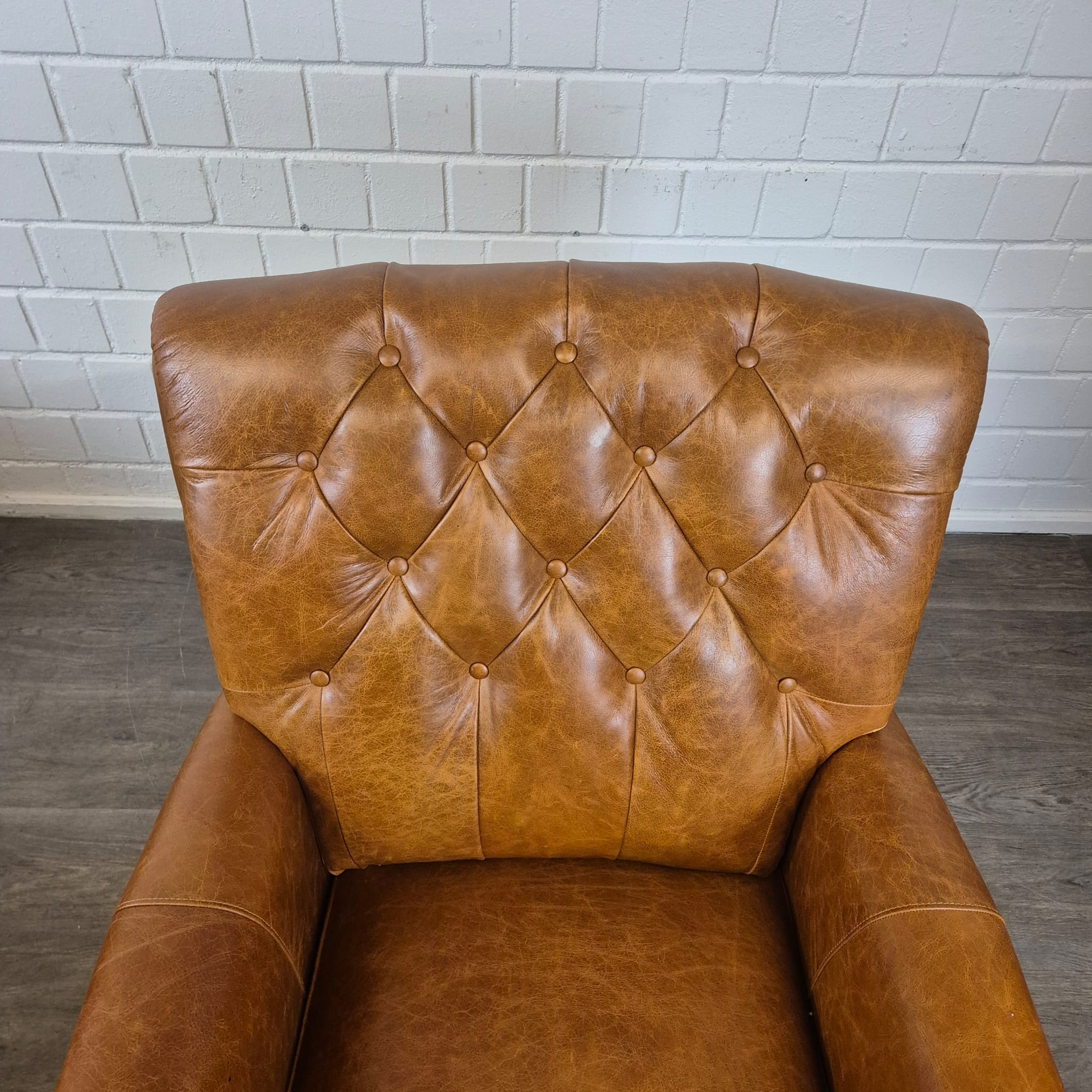 Recliner Leather Cognac-Brown - Image 15