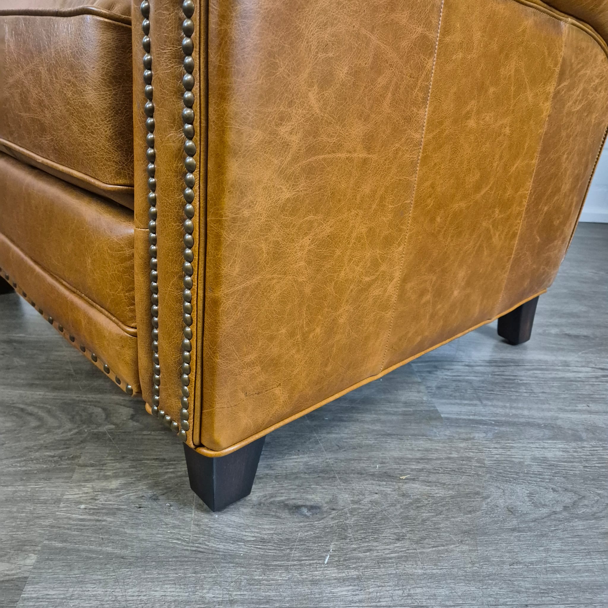 Recliner Leather Cognac-Brown - Image 7