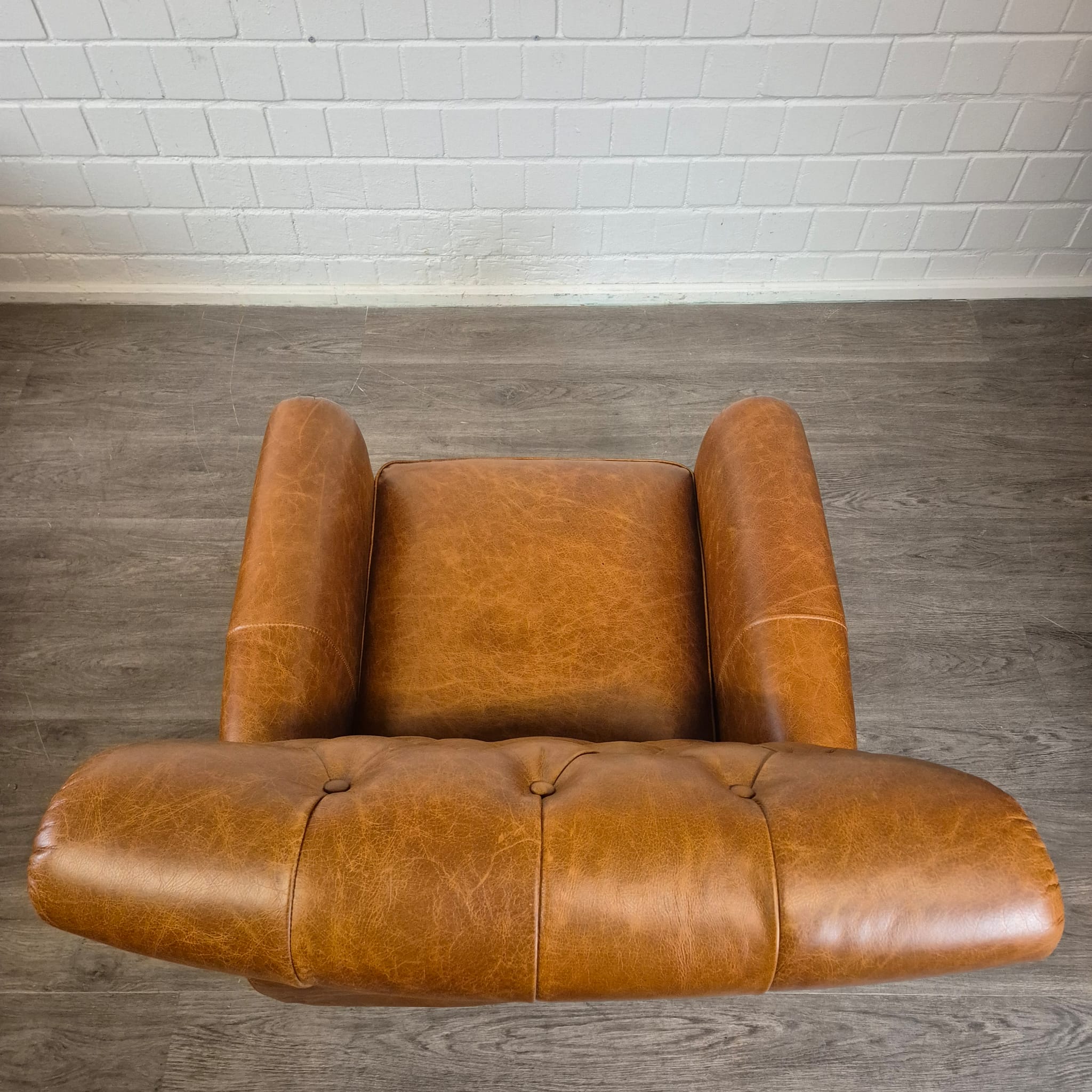Recliner Leather Cognac-Brown - Image 17