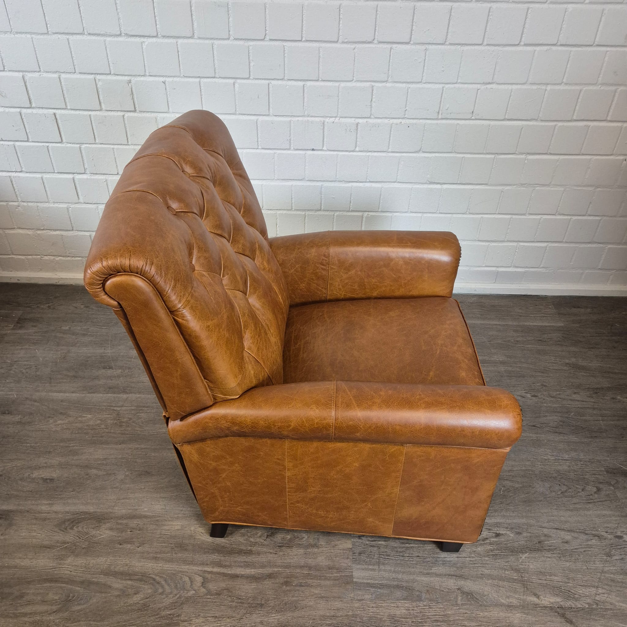 Recliner Leather Cognac-Brown - Image 4