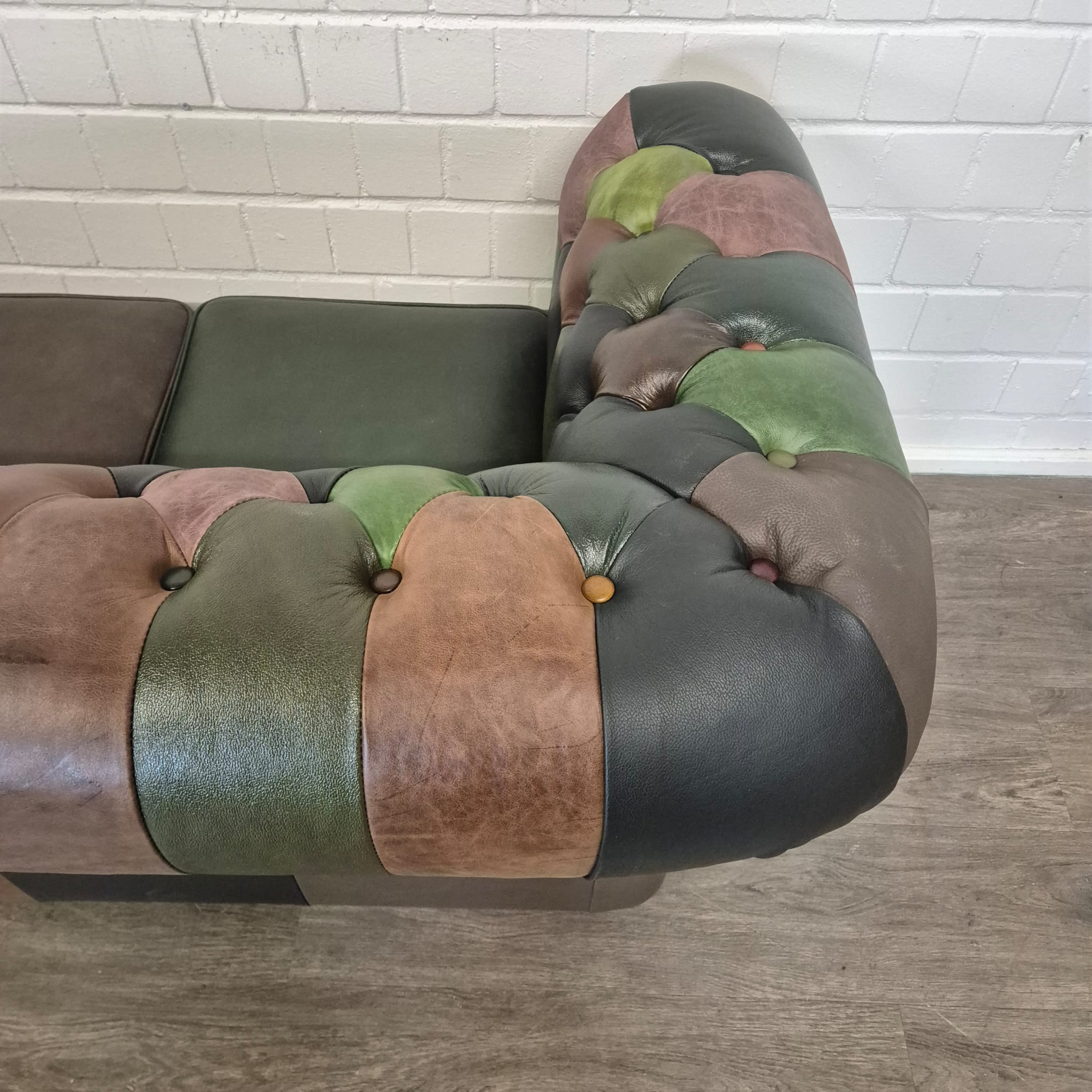 Chesterfield Sofa Leather Model Jungle 2,25 m - Image 12