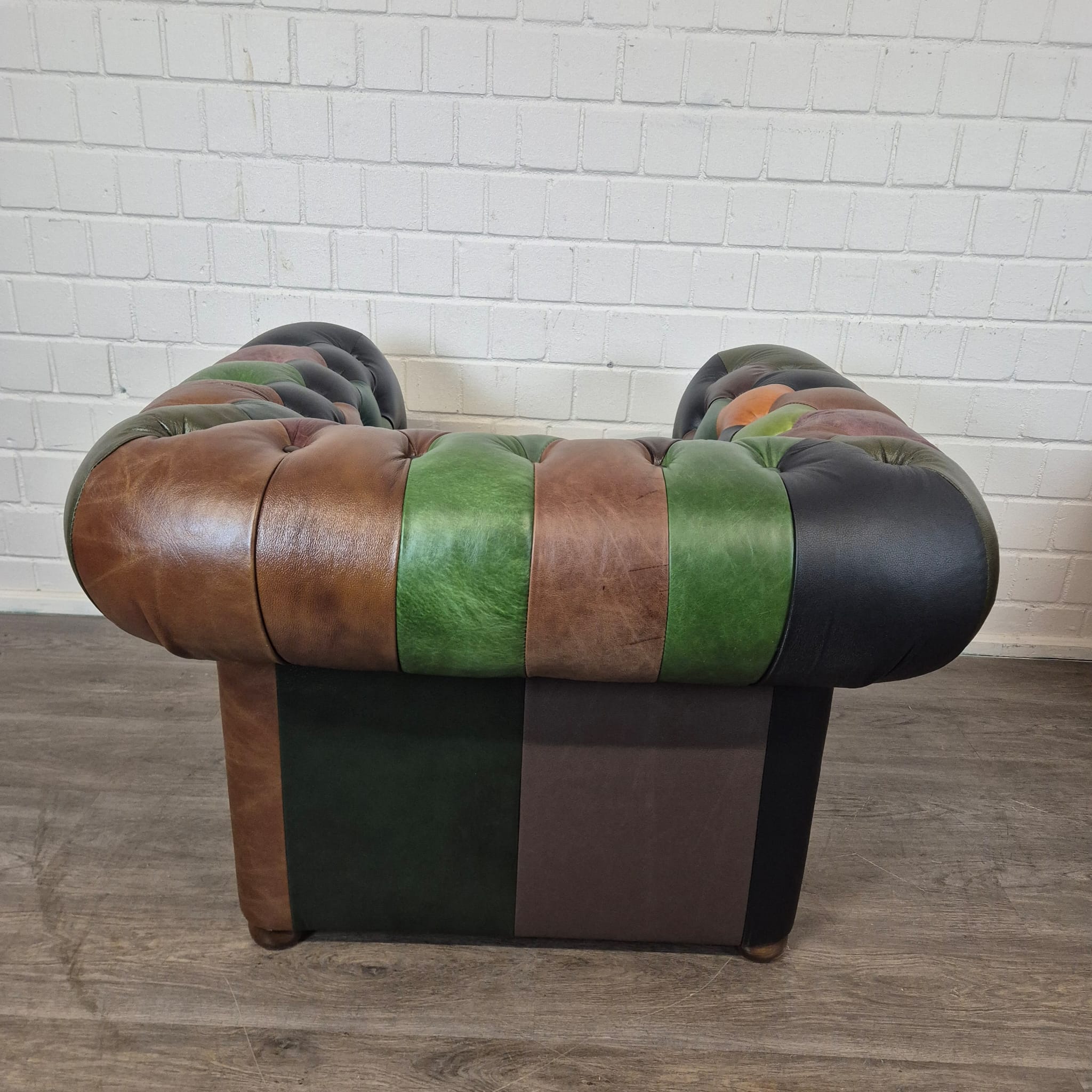 Chesterfield Seating Set Model Jungle 3-1-1 Leather - Image 16
