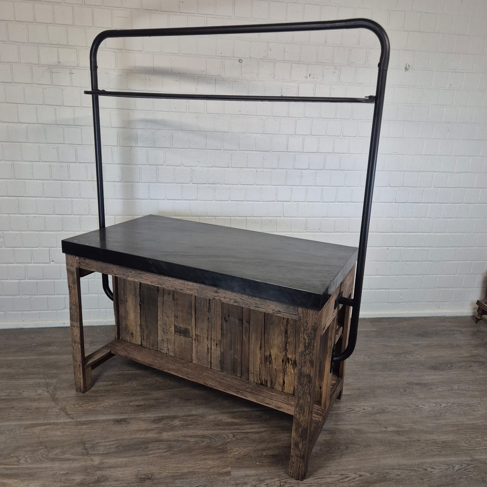 Kitchen Island Marble Top 1.50 m x 0.81 m - Image 15