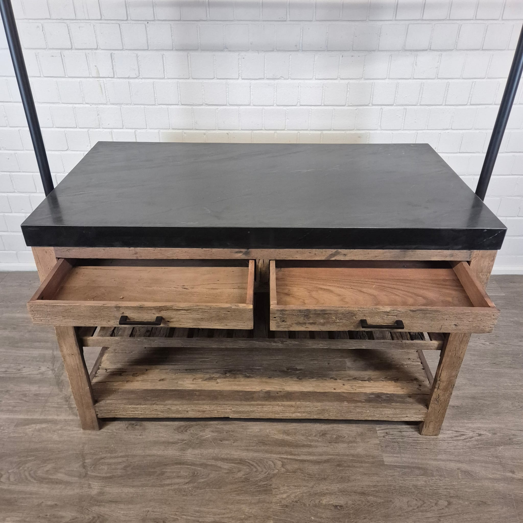 Kitchen Island Marble Top 1.50 m x 0.81 m - Image 24