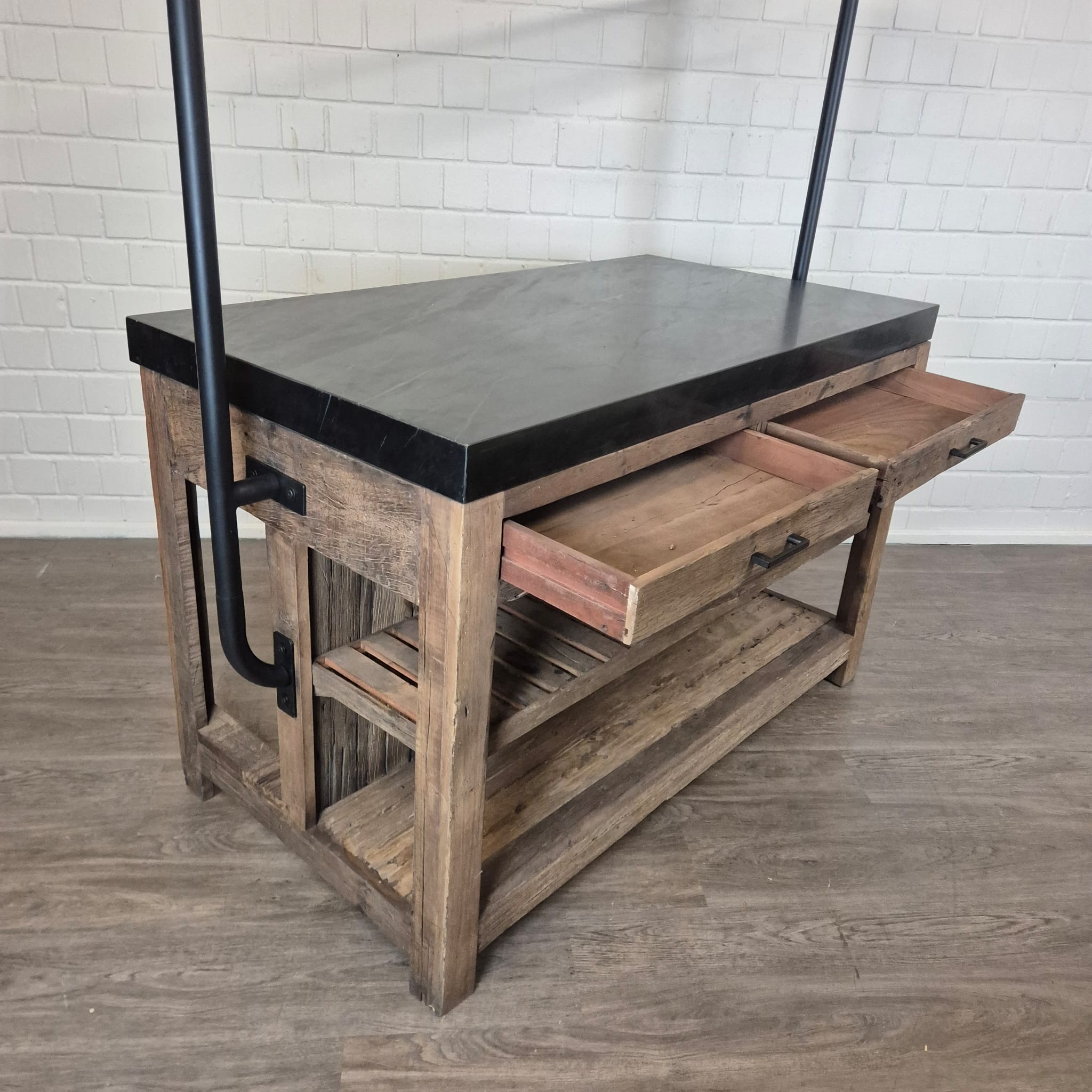 Kitchen Island Marble Top 1.50 m x 0.81 m - Image 23