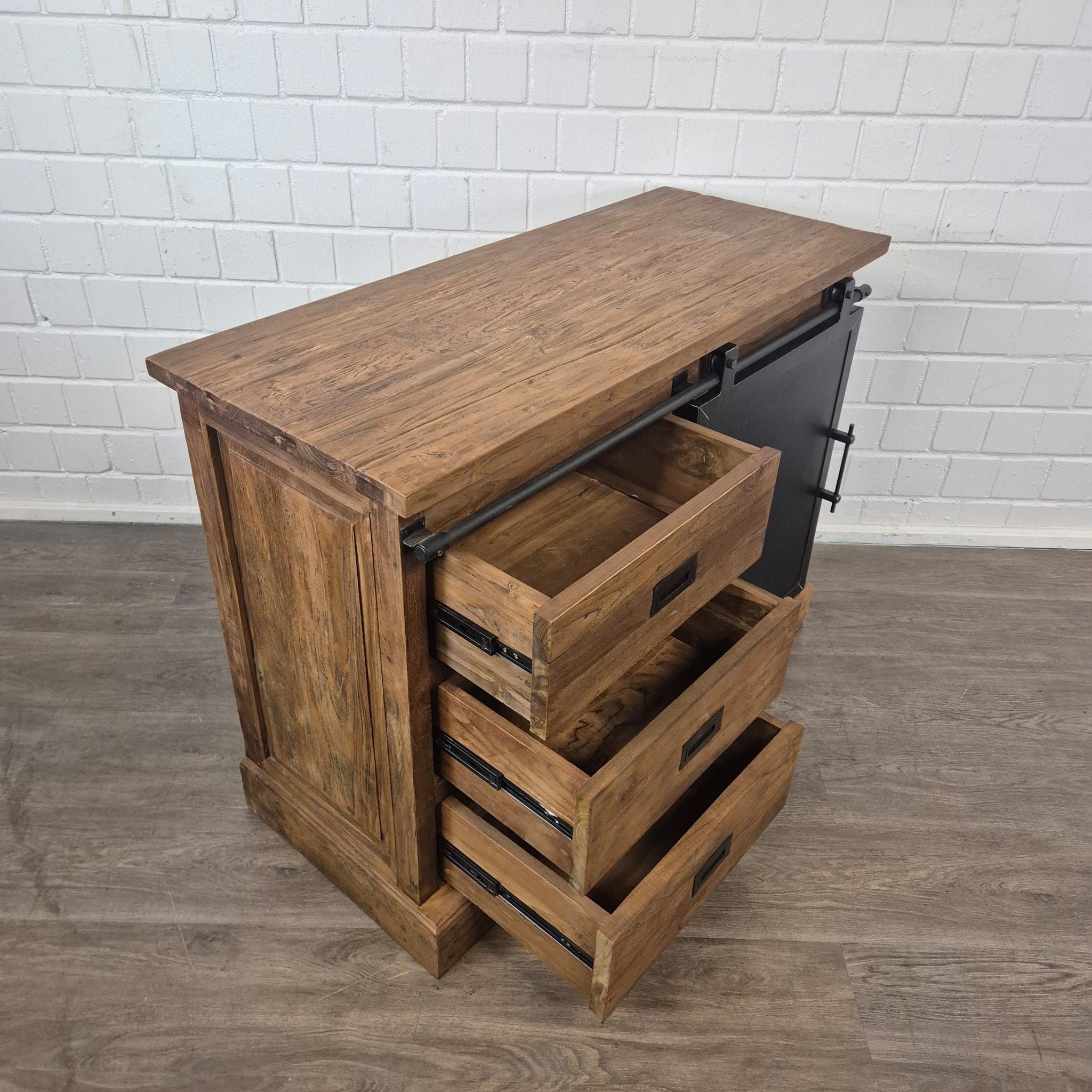 Chest of Drawers Teak 1,01 m - Image 9