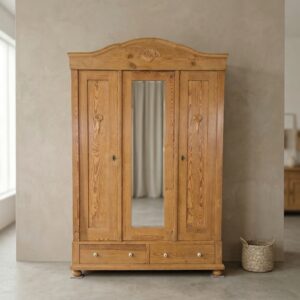 Wardrobe Jugendstil 1910 Pine