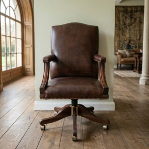 Office Chair Leather Brown