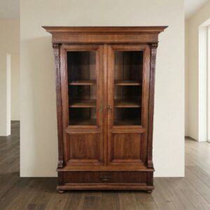Bookcase Gründerzeit 1880 Walnut
