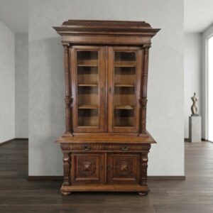 Display Cabinet Gründerzeit 1880 Oak