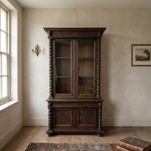Display Cabinet Gründerzeit 1880 Oak