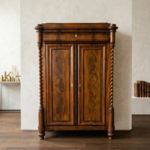 Vertico Biedermeier 1850 Mahogany