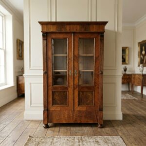 Display Cabinet Gründerzeit 1880 Walnut