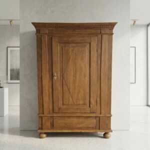 Wardrobe Biedermeier 1840 Oak