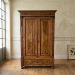 Wardrobe Gründerzeit 1880 Walnut