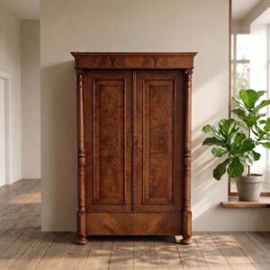 Wardrobe Gründerzeit 1880 Walnut