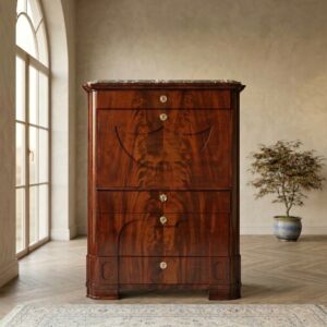 Secretary Biedermeier 1820 Mahogany
