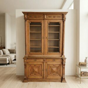 Bookcase Gründerzeit 1880 Oak