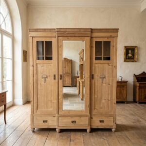 Wardrobe Jugendstil 1910 Pine
